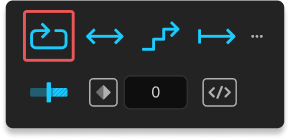 Loopy panel with Cycle button highlighted