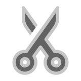 Icon for 'Cut'