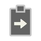 Icon for 'Paste Overwrite'